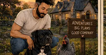 Bo's Very Important Garden Job